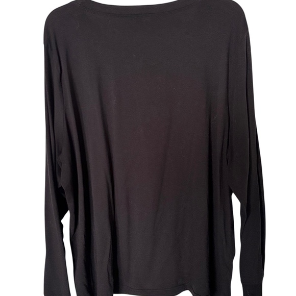 Bebe Long Sleeve Cotton Top with Copper Sequins spelling bebe - 3X - Picture 3 of 8